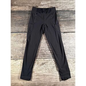 Athleta Headlands Hybrid Tight with Stash Pockets Black Size 4